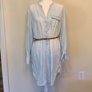 Denim Dress with belt